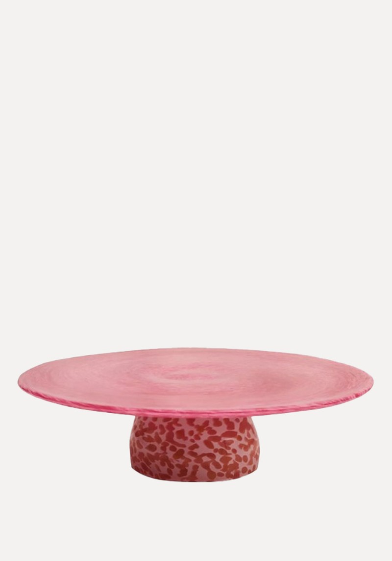 Footed Glass Cakestand & Bowl 