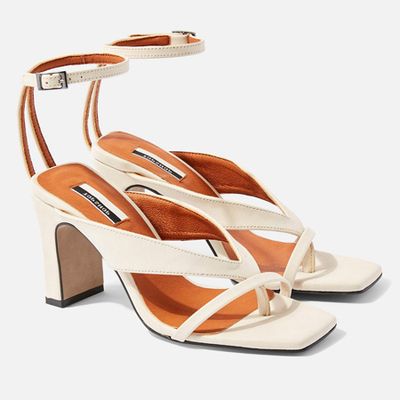 Reid Vegan Stone Strappy Sandals from Topshop