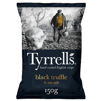 Black Truffle Sea Salt Crisps from Tyrrells