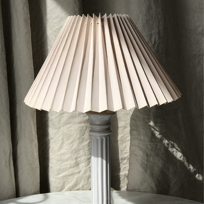 Lilac Table Lamp + Shade from One Off Piece