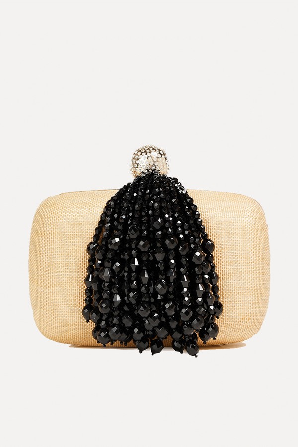 Tikiviv' Faux Raffia Clutch from Roger Vivier