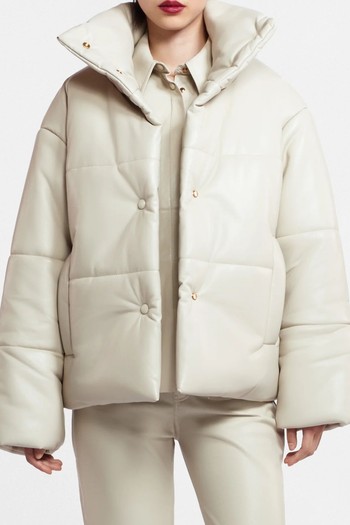 Hide Okobor Alt-Leather Puffer Jacket