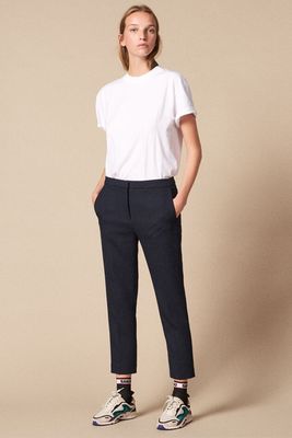 Plain Darted Trousers from Sandro