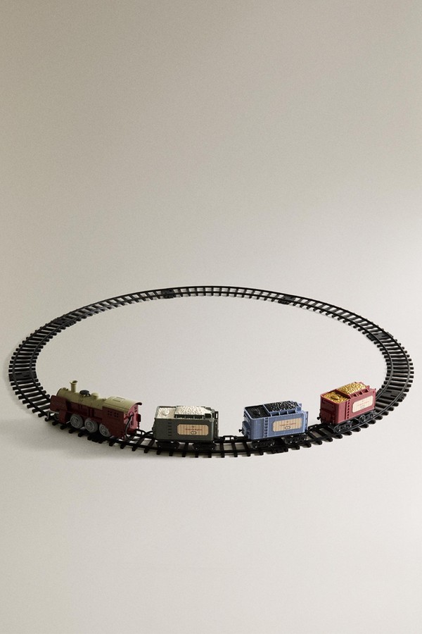 Children's Christmas Steam Train Toy Set from Zara