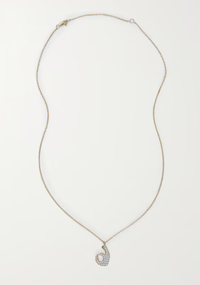 OK 14-karat Gold Diamond Necklace