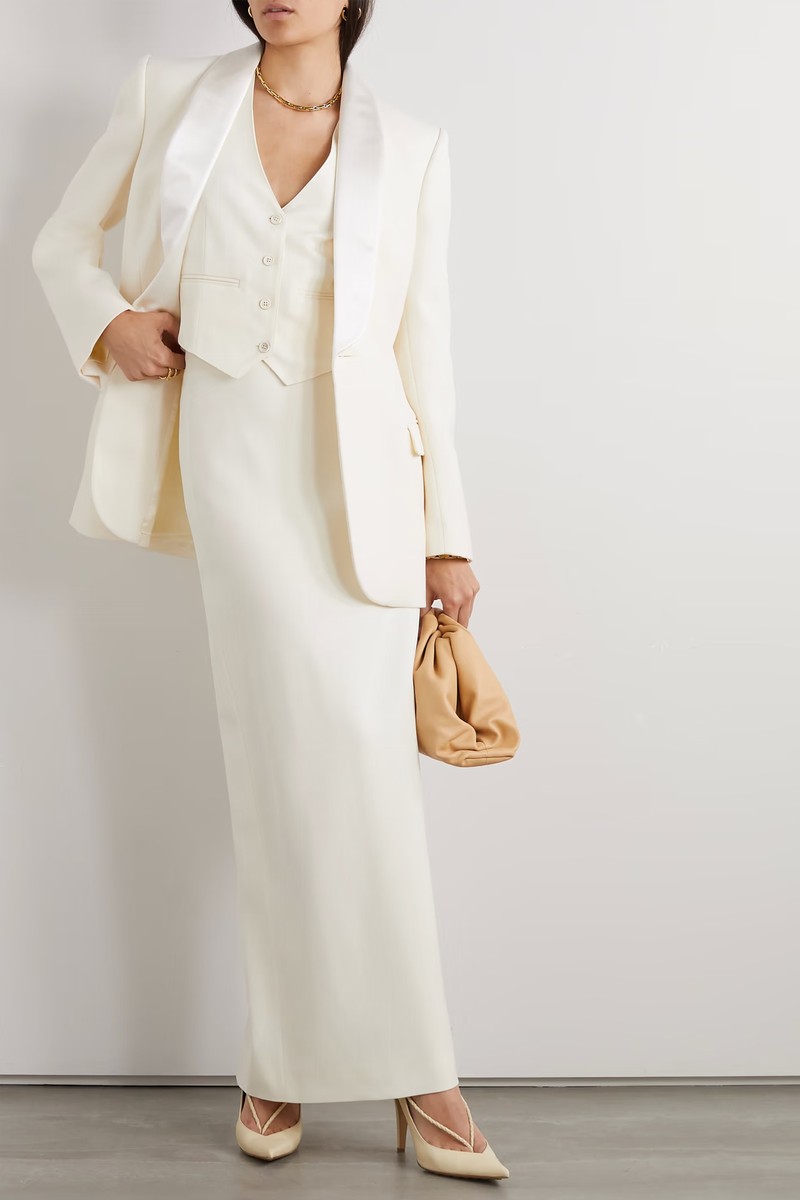 Grain De Poudre Wool Maxi Skirt from WARDROBE.NYC