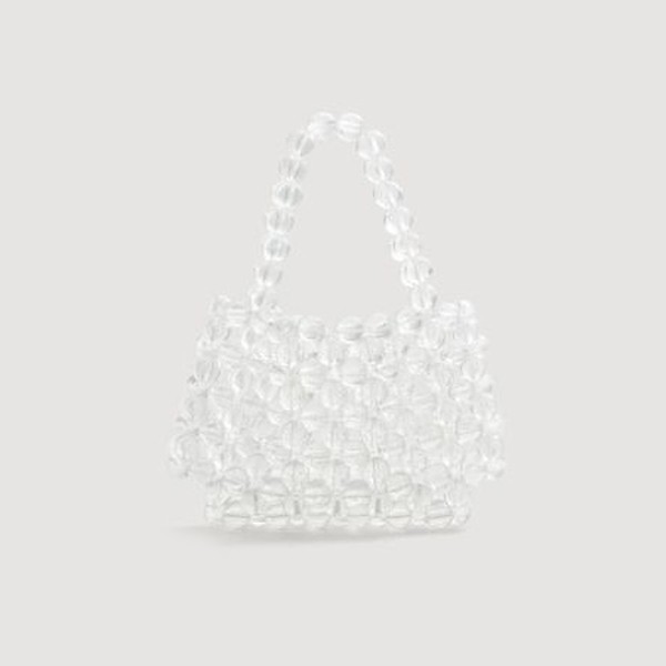Beaded see-through bag from Mango