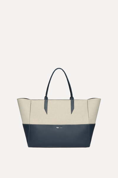 Linen and Slate Incognito Large Cabas Bag from Métier x Relove