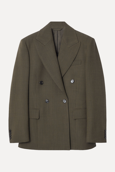 Waisted Double-Breasted Wool Blazer from COS