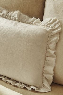 Cushion Cover With Ruffle Trim from Zara