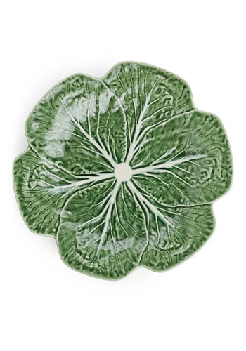 Cabbage Dinner Plate from Bordallo Pinheiro