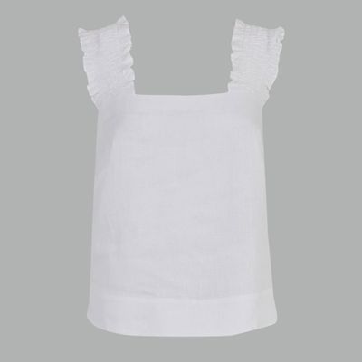 Pure Linen Camisole Top