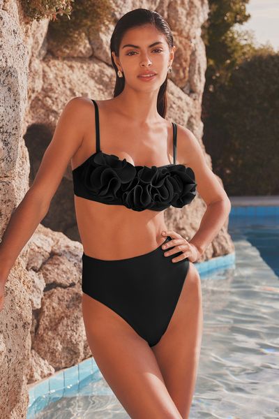 Ruffle Bandeau Bikini Top, £30