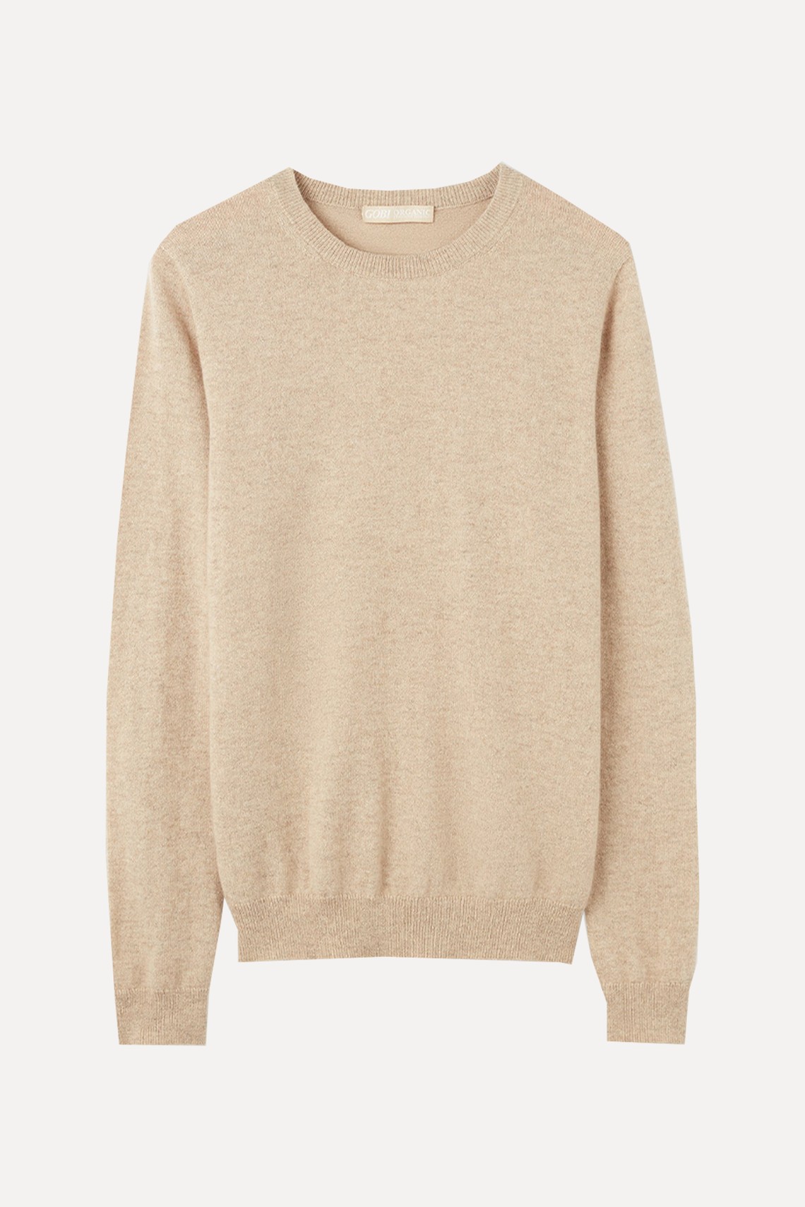 Organic Colour Cashmere Essential Crew Neck Jumper from Gobi