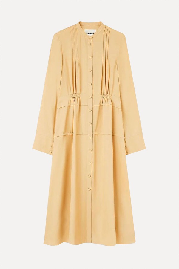 Fluid Viscose Shirt Dress