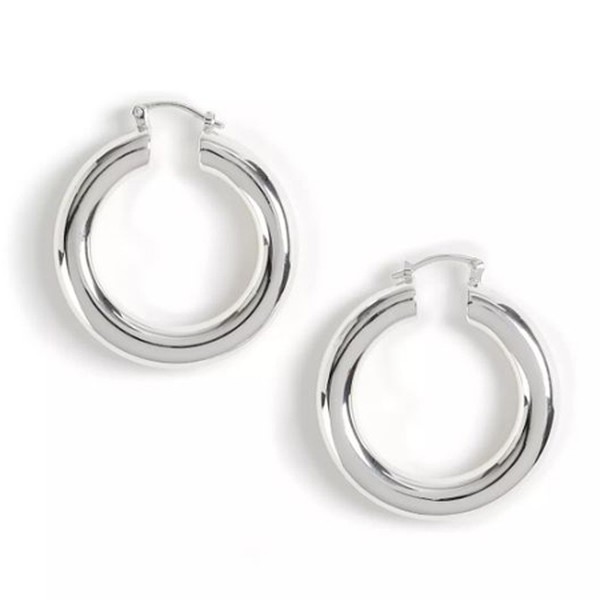 Chunky Hoop Earrings