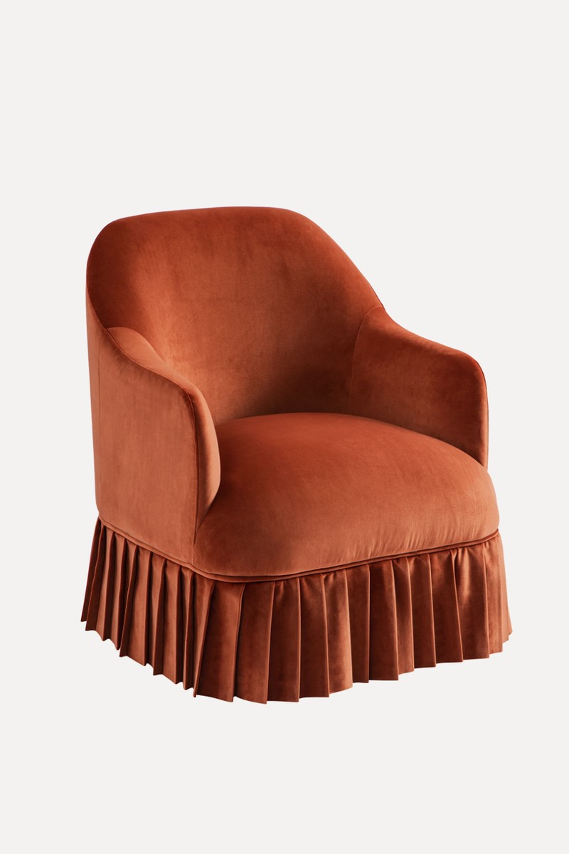 Calliope Skirted Armchair from Daals
