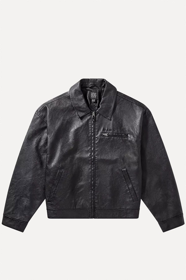 Luca Shrunken Faux Leather Jacket from BDG Urban Outfitters