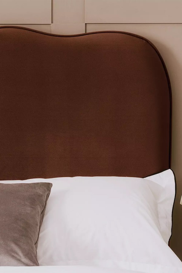 Onda Velvet Double Headboard from Habitat