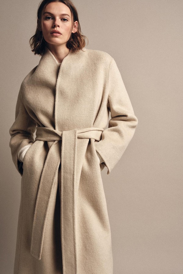 Limited Edition Minimal Wool Blend Coat