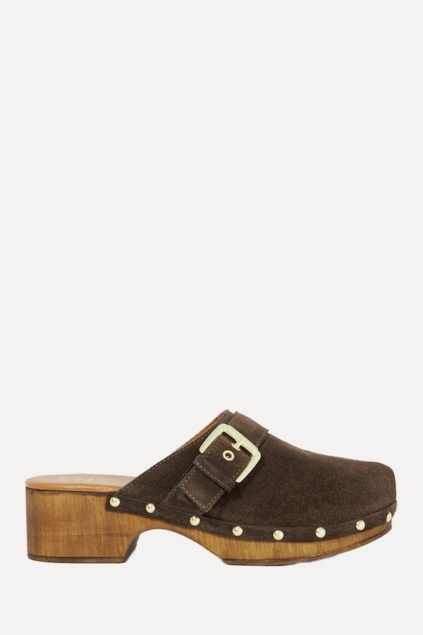 Gazebos Stud Detail Heeled Clogs