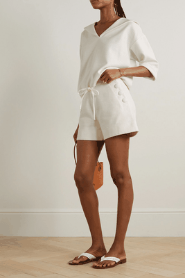 Sailor Cotton-Blend Bouclé Shorts, £565 | Lisa Marie Fernandez