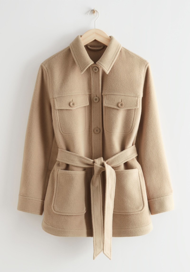 Belted Overshirt Jacket from & Other Stories