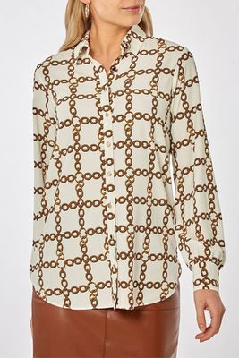Chain Print Shirt from Dorothy Perkins