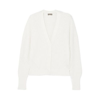 Brynn Ribbed Cotton-Blend Cardigan from J.Crew