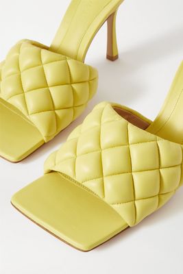 Quilted Leather Mules from Bottega Veneta