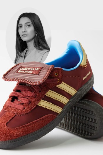 Samba Suede & Satin Trainers, £155 | Adidas x Wales Bonner