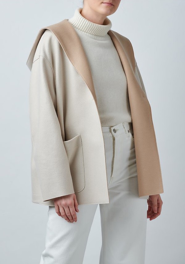 Oversized Hooded Jacket from Harris Wharf