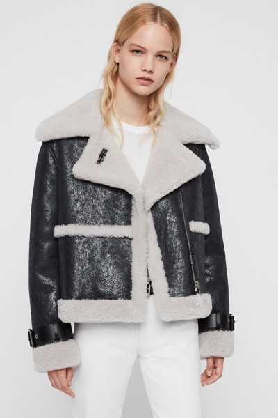 Farley Shearling Jacket from All Saints