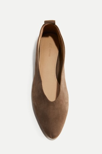 Suede Ballet Pumps