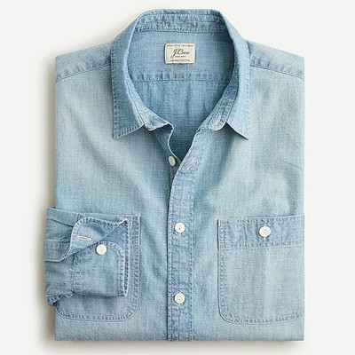 Indigo Chambray Workshirt from J. Crew