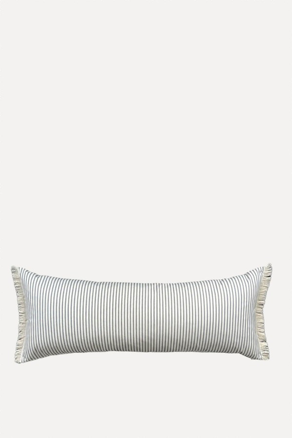 Big Fringed Bolster Cushion from House Nine Design