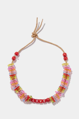 Love bead And Lurex Necklace from Lauren Rubinski