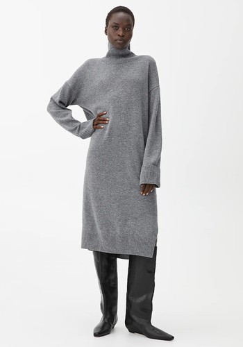 High Neck Knitted Dress from Arket