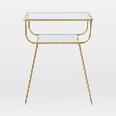 Curved Terrace Bedside Table from West Elm