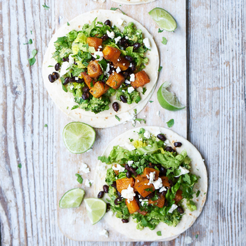 Black Bean & Butternut Squash Tacos: The Groovy Food Company