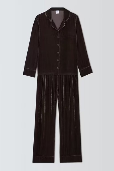 Silk Velvet Blend Pyjama Set from John Lewis