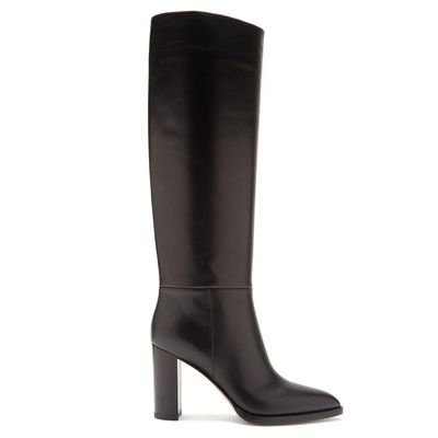 Melissa 85 Leather Knee-High Boots from Gianvito Rossi