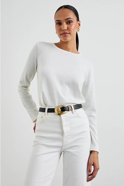 Cotton Cashmere Long Sleeve Tee from Rails