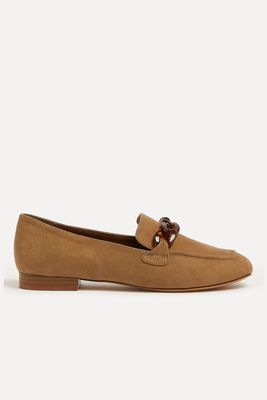Chain Detail Square Toe Loafers from Marks & Spencer