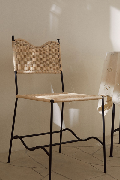 Metal & Rattan Dining Chair from H&M Home