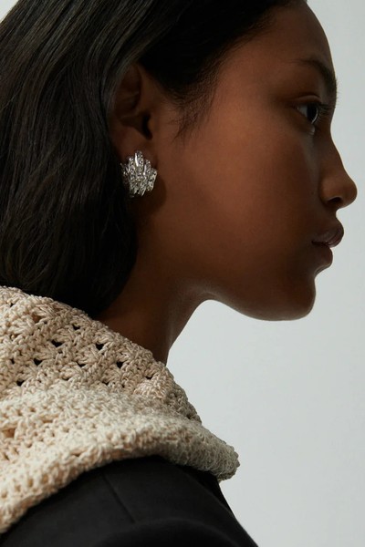 Crystal Encrusted Earrings from Magda Butrym