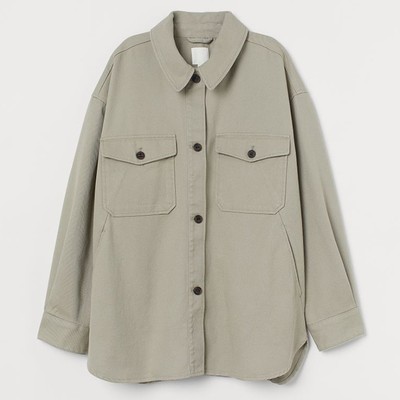 Twill Shirt Jacket  from H&M