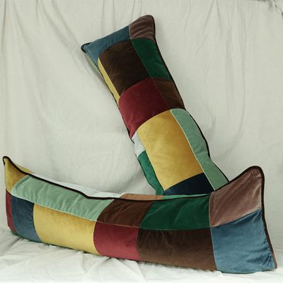 Jester Velvet Patchwork Cushion