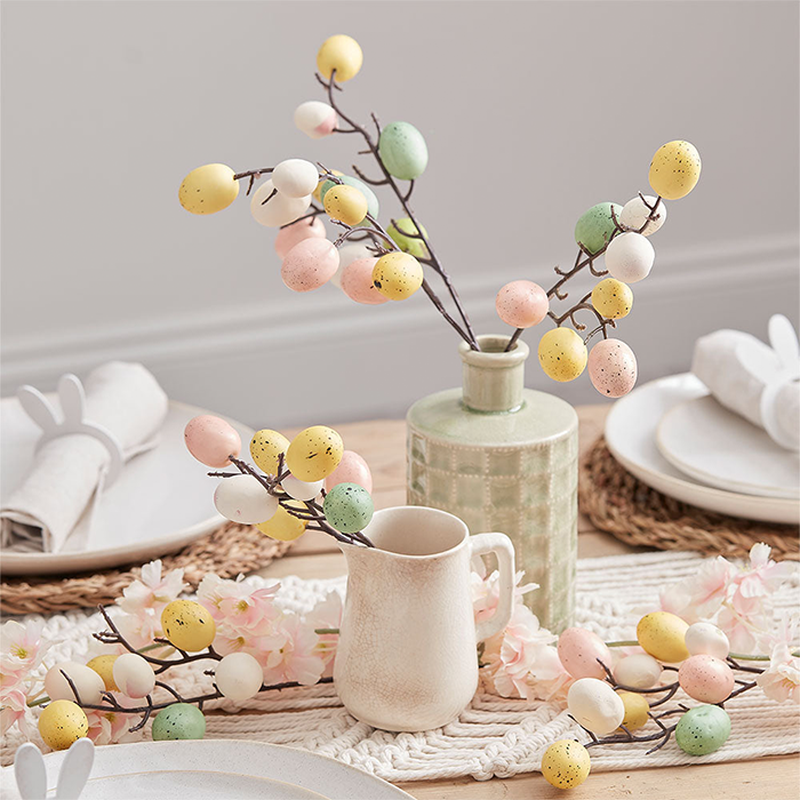Multi-Coloured Easter Egg Stem Decoration, £14.99 | Party Pieces