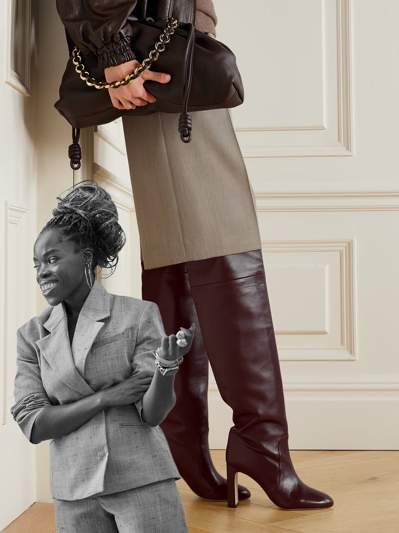 Babette Tubo Leather Over-The-Knee Boots from STUART WEITZMAN